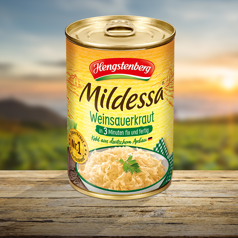 Mildessa Wine Sauerkraut 3 minutes ready-to-serve